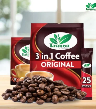 Tasnuva Foods Original Coffee 3 in 1 Product of Malaysia Wholesale Price
